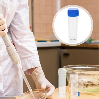 10 БР. Практична Пластмасова чаша за проби, контейнер за урина 25-30 мл без етикети, Лабораторно използване за Медицински цели