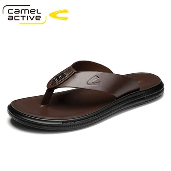 Camel Active / Нови чехли, Летни мъжки масажни чехли, плажни сандали, ежедневни обувки, Размер 38-44