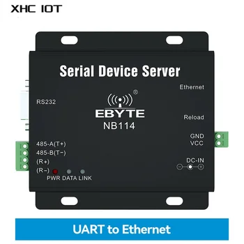 RS485/RS232/RS422 Модем UART-Ehernet Безжичен Сървър за Серийни устройства DNS MQTT TCP UDP АД RJ-45 Шлюз ModBus NB114 XHCIOT