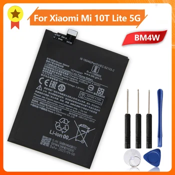 Батерия за телефона BM4W за Xiaomi Mi 10T Lite 5G Взаимозаменяеми батерия с Капацитет 4820 ма + Инструмент за подмяна