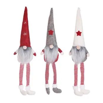 Весела Коледа на Шведска Санта Джудже на Плюшено мече за Украса на Кукли Holiday Home Pa директен доставка