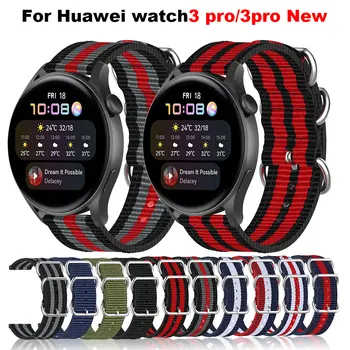За Huawei Watch Watch 3 pro Нов Найлонов гривна за подмяна На GT 3 2 Pro/GT 2д/GT3 46 мм/GT2 42 мм Гривна 22 мм Въжета