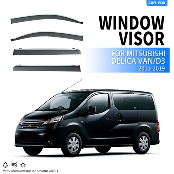 За Mitsubishi D3/DELICA Van 2011-2019 Козирка Прозорци Вентилационни Завеси за Защита Срещу Слънце и Дъжд За Mitsubishi D3/DELICA Van 2011-2019