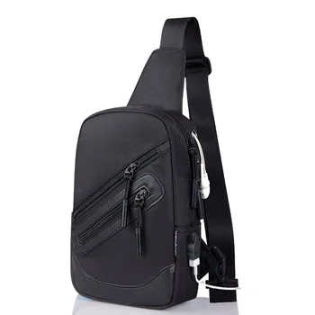 за Oppo Find N3 Flip (2023), поясная чанта на рамото, найлон, който е съвместим с електронна книга, таблета - черен