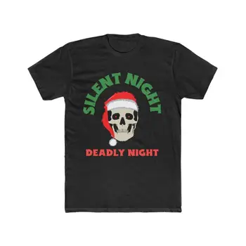 Мъжки t-shirt ужасите на Silent Night, Deadly Night Horror Коледа