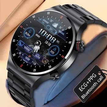 Новите Смарт Часовници QW33 За Мъже Bluetooth Предизвикателство ЕКГ + ТОЧКИ Наблюдение на Здравето на Умен Часовник Бутон на Завоя HD Екран, Водоустойчив спортен Часовник