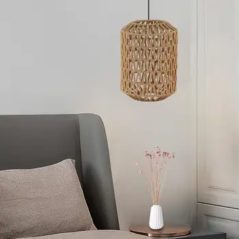 Окачен лампа, окачена лампа, Тъкани окачен лампа в ретро стил за кухнята на ресторанта, Чайханы, хол