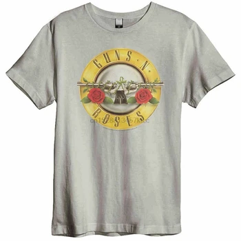 Подсилени тениска Guns N Roses Drum Color Surge, облегающая тениска голям размер