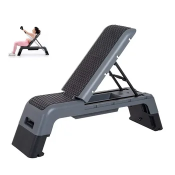 Тренировочная платформа, регулируема аеробен степпер, богат на функции плосък пейка за силови упражнения, Аеробика deck
