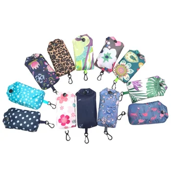 Чанта за пазаруване с плетене на една кука, модни дамски чанти в едно цвете, чанти за пазаруване, Сгъваема множество Рекламни подаръци рекламни чанта