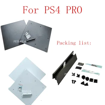 Черно-бели резервни части за PS4 CUH-7xxx Pro Корпус Горната част на Предната долния капак на корпуса, за PS4 pro Подробности домакин