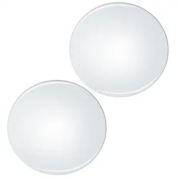 1 Чифт кръгли огледала за обратно виждане с изпъкнала точков огледало на 360 °