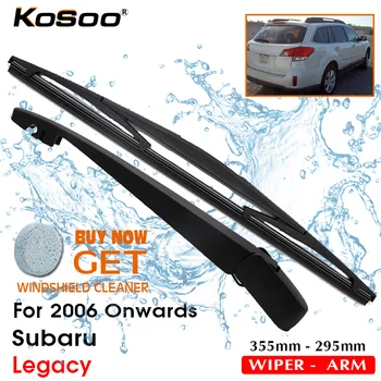 KOSOO Auto Задната Нож За Subaru Legacy, 355 мм 2006 Година на Издаване, Лост за Зъби Задното Стъкло Чистачки, Аксесоари За Стайлинг на Автомобили
