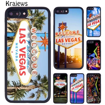Krajews Las Vegas Sign СВЕТЛИНИ Калъф За Телефон Nevada Калъф За iPhone 15 14 6 7 8 plus X XR XS 11 12 13 pro max на корпуса
