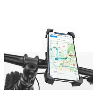 за Oppo Realme 7 (2020 Г.) Автоматична поставка за кормила на велосипеди и мотоциклети - черен