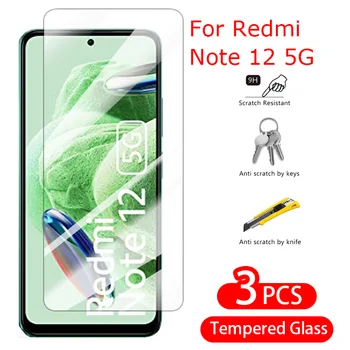 За Xiaomi Redmi Note 12 5G Защитно Фолио За екран От Закалено Стъкло HD Дрън Full Cover Screen 9H Front Дрън За Xiao mi Red mi Note12 5G