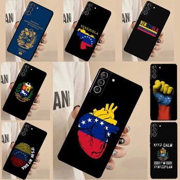 Калъф с флага на Венецуела за Samsung Galaxy S23 S21 S22 Ultra S20 FE S8 S9 S10 Note 10 Plus Note20 Ultra Cover