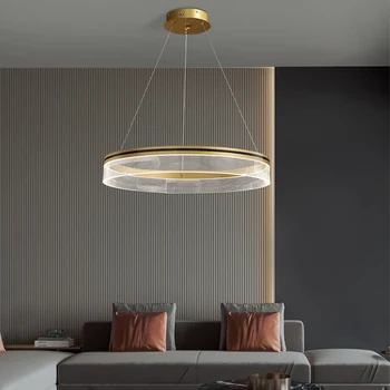 Нов дизайн, Черен / златен Модерни led висящи лампи за дневна хол Трапезария Кухня бара Украса за домашно осветление на Висящи лампи