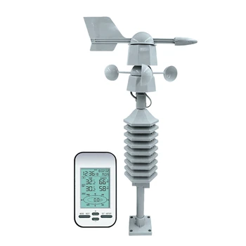 Професионална метеорологичната станция, сензор за скорост и посока на вятъра, Цифрово измерване на температура и влажност на вятъра за дома