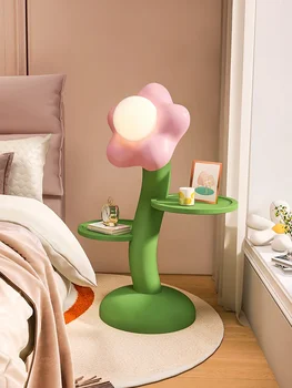 Творческа обстановка торшера във формата на цвете Скъпа хол, спалня, Разтегателен До популярен в Интернет за декорация на дома
